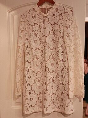 Wayf | Dresses | Wayf Black Puff Sleeve Lace Mini Dress | Poshmark